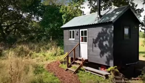 I built my dream home at 21 for £5,000 – it’s just a 8ft wide shed but I love it… people are shocked how luxe it is