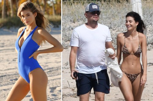 Leonardo DiCaprio's girlfriend Camila Morrone wows in blue swimsuit