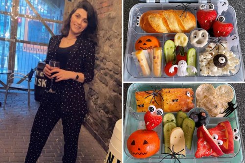 Mum proudly shows off kids' Halloween lunchboxes - but gets savaged by trolls