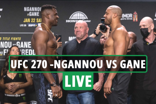UFC 270 - Ngannou vs Gane LIVE RESULTS: Updates from heavyweight title fight