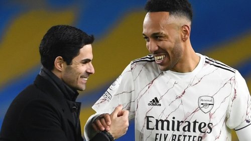 Arsenal boss Mikel Arteta confident ‘totally’ committed Aubameyang will not become another Mesut Ozil after drab season