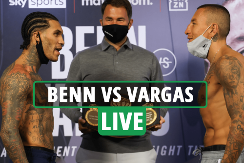 Conor Benn vs Samuel Vargas LIVE RESULTS: Benn DESTROYS Vargas in first round, Shannon Courtenay wins world title