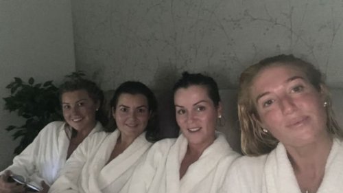 Paris Fury goes make-up free and enjoys some well-deserved ‘me time’ on a spa day with pals