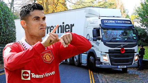 Cristiano Ronaldo suffers yet another blow after Man Utd axe as removal lorry unable to reach mansion to empty house