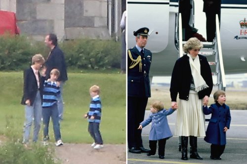First look at Princess Diana, William and Harry on set of The Crown season 5