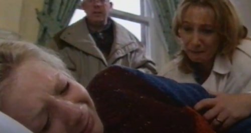 Corrie Cast Ex Emmerdale Star Patricia Jones And She S Filmed Mystery Role Flipboard