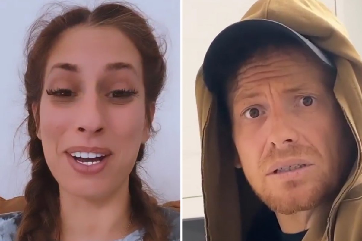 Stacey Solomon locks Joe Swash out and he’s forced to sleep in the SHED and drink from the hose after boozy night out
