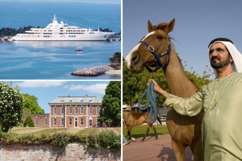 Inside Sheikh Mohammed's 531ft superyacht and amazing UK property empire worth half a BILLION pounds