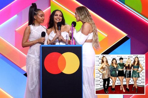 Little Mix’s Perrie Edwards admits The Saturdays were cut from Brits speech as she’s confronted by Mollie King