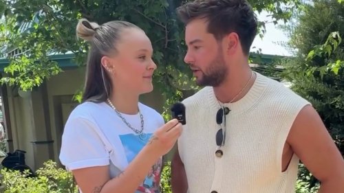 Chris Hughes makes VERY racy confession about JoJo Siwa as pair flirt outrageously in new video