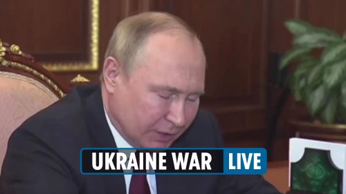 Ukraine-Russia war latest: Putin health FEARS escalate as bleary-eyed tyrant appears to fall asleep at Kremlin meeting