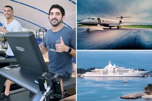 Racing's billionaires train with Cristiano Ronaldo and own 'world's best yacht' as part of their amazing lifestyles