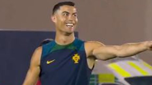 Cristiano Ronaldo comes up with ‘revolutionary’ prank in Portugal training as he leaves team-mates baffled