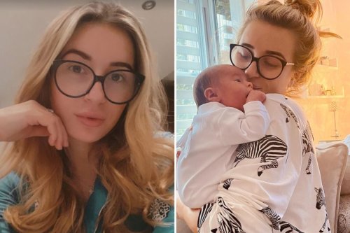 Dani Dyer reveals extreme 'night sweats' after birth and says she doesn't shower 'all day' as she panics about Santiago