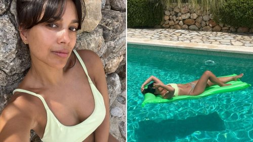 Emmerdales Fiona Wade Looks Incredible As Priya Star Strips To A Bikini On Holiday In Majorca