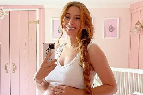 Stacey makes unborn daughter's cot & sparks rumours she's DAYS from giving birth