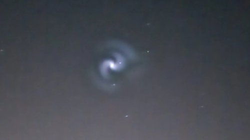 Brits spot mysterious spirals over UK as sky lights up with ‘frozen fuel from Space X rocket’