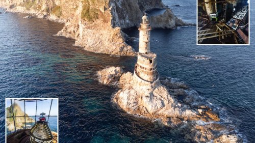 Inside creepy abandoned ‘nuclear powered’ lighthouse that’s left to rot on a remote chunk of rock
