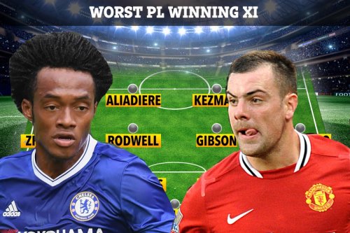 Worst PL-winning XI including Cygan, Rodwell and Arsenal flop Aliadiere