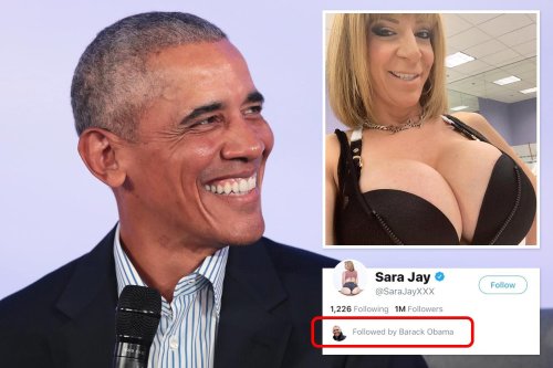 Sara Jayxxxn - Barack Obama follows porn star Sara Jay on Twitter and people are losing it  | Flipboard