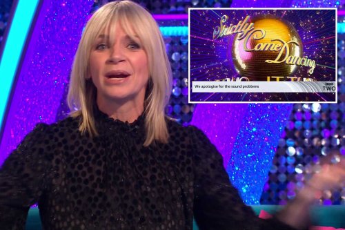 Strictly Host Zoe Ball Apologises As It Takes Two Is Forced Off Air By ...