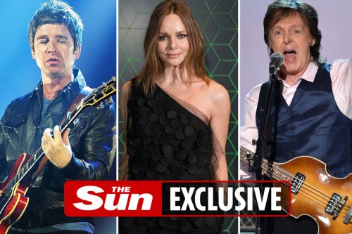 Noel Gallagher & Sir Paul McCartney duet for Stella's 50th birthday
