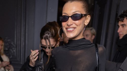 Kate Moss, Bella Hadid & Paris Jackson lead the pack freeing the nipple in totally sheer dresses at Paris Fashion Week