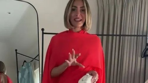 Frankie Bridge slammed by fans again for SHEER wedding guest dress that’s ‘too much’ and will ‘upstage the bride’