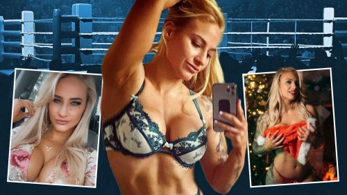 Ebanie Bridges’ sexiest pictures on Instagram, from topless Santa hat shoot to glam secretary OnlyFans tease