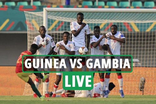 Guinea 0 Gambia 1 LIVE REACTION: AFCON debutants Gambia stun Guinea to reach quarter-finals thanks to Barrow goal