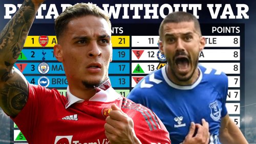 How Premier League table would look without VAR with Man Utd and Chelsea benefiting most from technology