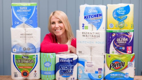 I tried supermarket own-brand kitchen roll – my winner were strong and absorbent and much cheaper than Plenty