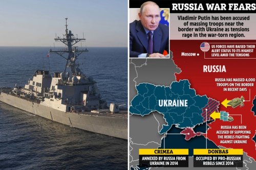 US could send WARSHIPS to Black Sea to front-up to Russian threat near Ukraine
