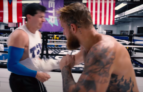Watch Jake Paul hit YouTuber so hard he SOILS HIMSELF after losing ridiculous bet ahead of Tommy Fury fight