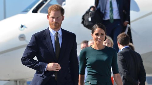 Prince Harry and Meghan Markle’s private jet struck by lightning on way to celeb party in Amsterdam