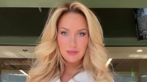 Paige Spiranac Stuns Baseball Fans In Unbuttoned Shirt As She Throws ...