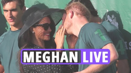 Meghan Markle news – Fans all saying same thing about ’embarrassed’ Prince Harry as Meg publicly wipes his face
