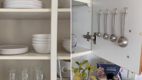 Woman shares space-saving hacks which make her tiny kitchen look looks bigger & people can’t believe it’s the same room
