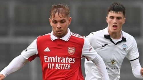 Watch Arsenal ace Cedric Soares score wonder free-kick as Emile Smith Rowe and Vieira get minutes in Under-21s win
