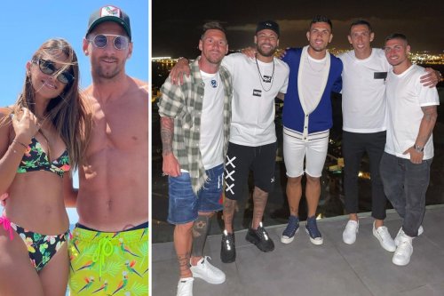 Lionel Messi meets up with Neymar and PSG stars on holiday in Ibiza