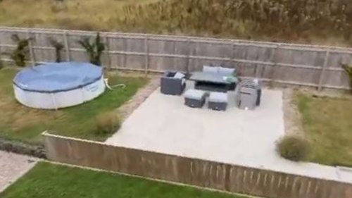 Chloe Ferry shows off huge garden with Love Island style seating area and hot tub