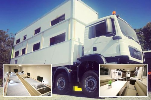 Family have £1.5m ‘apartment on wheels’ specially built so they can travel around Australia in luxury