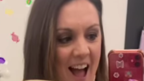 Good Morning Britain’s Laura Tobin flashes her tanned legs in miniskirt