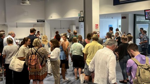 Holiday hell as hundreds of Brit EasyJet customers ‘are locked in airport corridor without water or toilets in 30C heat’