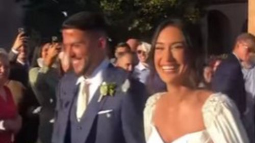 West Ham stars keep the Europa Conference League party going as they celebrate star’s wedding to stunning Wag