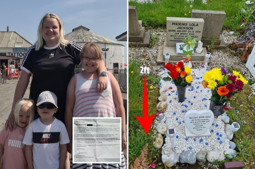 Grieving mum ordered to make baby's grave smaller or workmen will do it