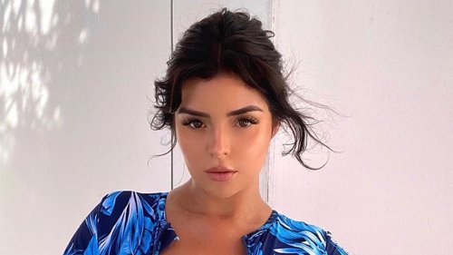 Demi Rose Strips Topless To Show Off Her Tan Lines In Tiny Thong Bikini Flipboard