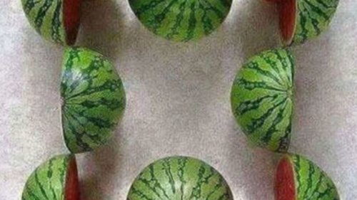 Mind-bending optical illusion reveals whether you’re left or right brained – how many watermelons are there?