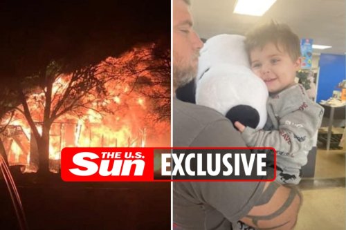 ‘Heroic’ toddler saves firefighter father & family from ‘6ft flames’ by waking parents who didn’t smell smoke with Covid