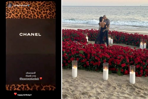 Kourtney gifts friend $7K Chanel purse for birthday after engagement to Travis